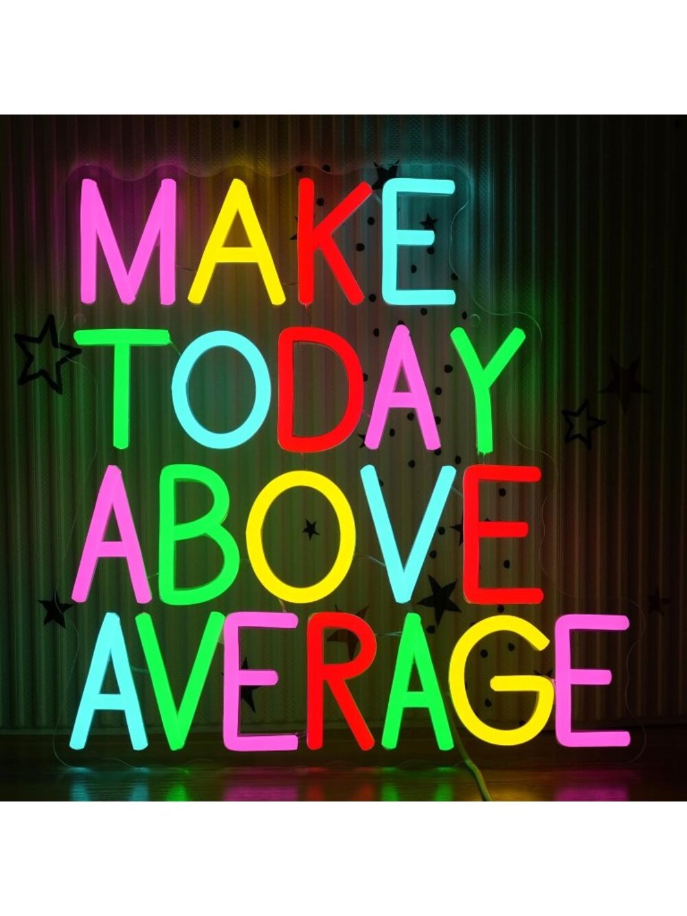Make Today Above Average Neon Sign Dimmable Led Make Today Above Average Neon